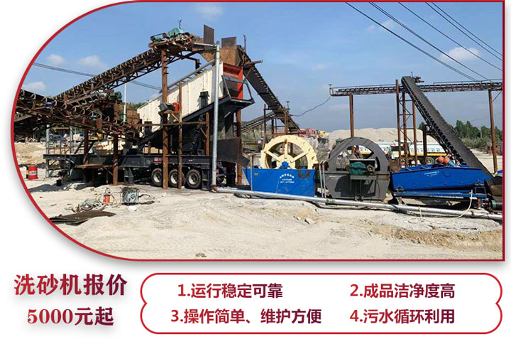 洗砂機(jī)現(xiàn)場及報(bào)價
